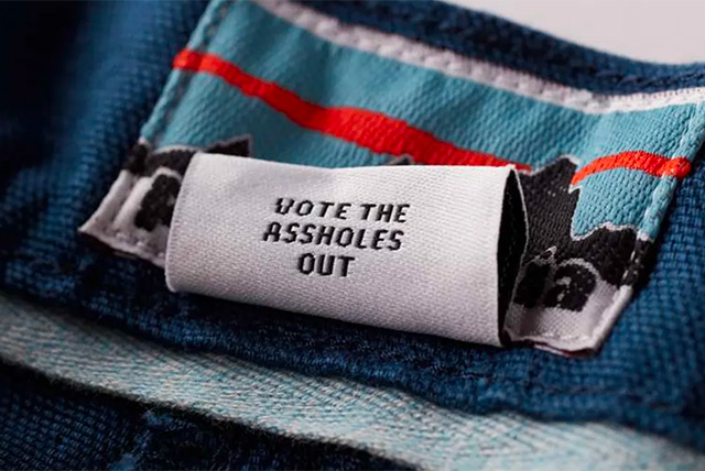 Patagonia | vote the assholes out