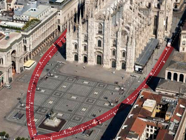 Approvata la nuova ciclabile in piazza Duomo, ed è già polemica.