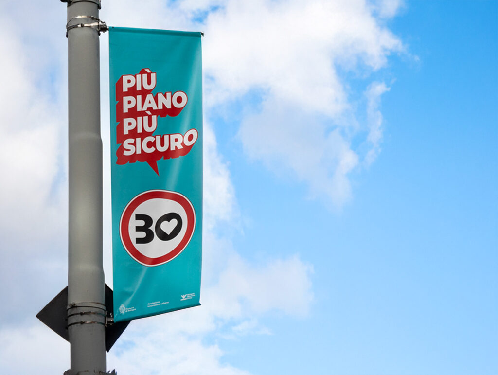 striscione Bologna Città 30