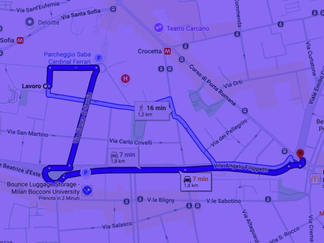 Google Maps per bici. Ma perchè il percorso “migliore” rimane l’auto?